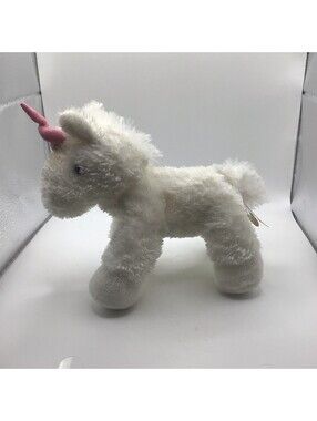 Aurora World Unicorn Plush 7" Pink Horn Stuffed Animal